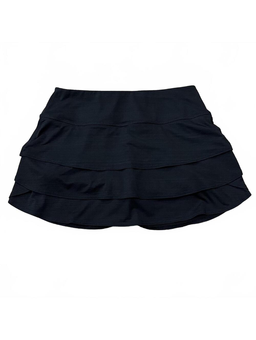 Athleta Black Stripe Swagger Skort Size Small